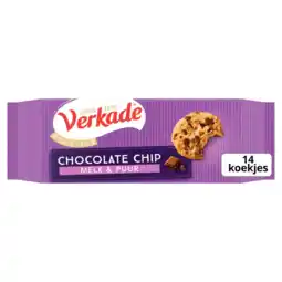 Albert Heijn Verkade Chocolate chip melk & puur aanbieding