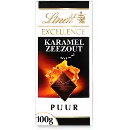 Albert Heijn Lindt Excellence karamel zeezout chocolade aanbieding