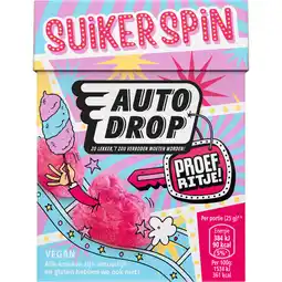 Albert Heijn Autodrop Proefritje suikerspin aanbieding
