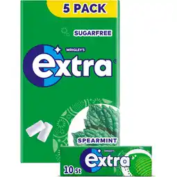 Albert Heijn Extra Spearmint 5-pack aanbieding