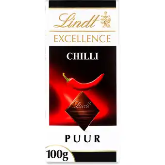 Albert Heijn Lindt Excellence chili pure chocolade aanbieding