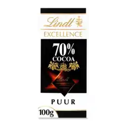Albert Heijn Lindt Excellence 70% pure chocolade aanbieding