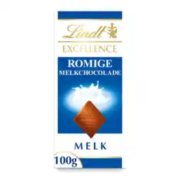 Albert Heijn Lindt Excellence extra romige melkchocolade aanbieding