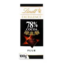 Albert Heijn Lindt Excellence 78% pure chocolade aanbieding