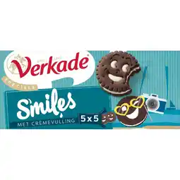 Albert Heijn Verkade Smiles met crèmevulling aanbieding