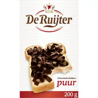 Albert Heijn De Ruijter Chocolade vlokken puur aanbieding