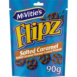 Albert Heijn McVitie's Flipz salted caramel chocolate pretzels aanbieding