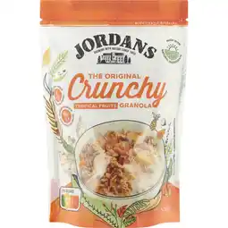 Albert Heijn Jordans Crunchy tropical fruits granola aanbieding