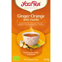 Albert Heijn Yogi Tea Ginger orange with vanilla aanbieding