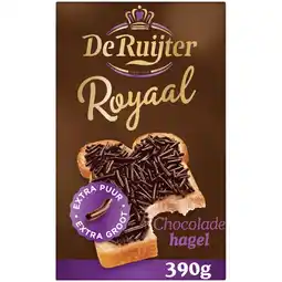 Albert Heijn De Ruijter Royaal chocoladehagel extra puur aanbieding