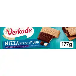 Albert Heijn Verkade Nizza kokos puur chocolade aanbieding