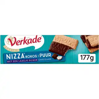 Albert Heijn Verkade Nizza kokos puur chocolade aanbieding