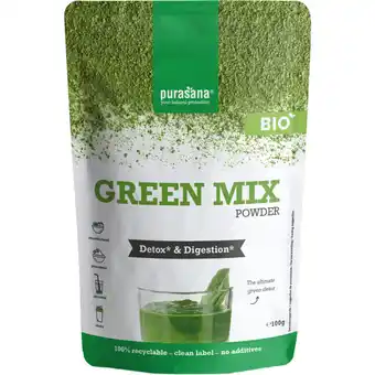 Albert Heijn Purasana Green mix poeder aanbieding