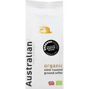 Albert Heijn Australian Organic slow roasted ground coffee aanbieding