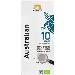 Albert Heijn Australian Organic espresso pods decaf aanbieding