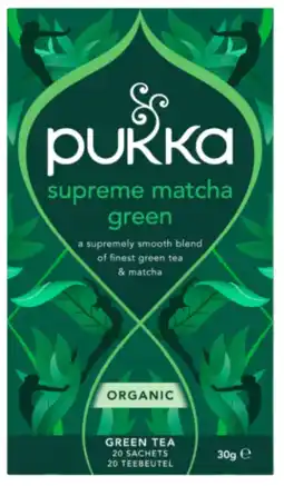Albert Heijn Pukka Supreme matcha green aanbieding
