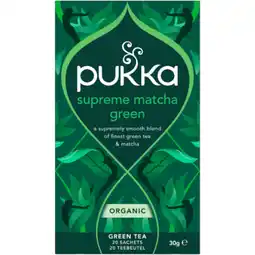 Albert Heijn Pukka Supreme matcha green aanbieding