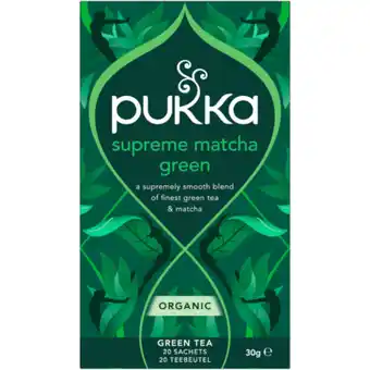 Albert Heijn Pukka Supreme matcha green aanbieding