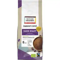 Albert Heijn Fairtrade Original Community coffee dark roast snelfilter aanbieding