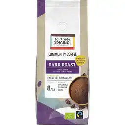 Albert Heijn Fairtrade Original Community coffee dark roast snelfilter aanbieding