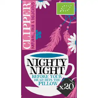 Albert Heijn Clipper Nighty night organic infusion aanbieding