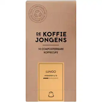 Albert Heijn De Koffiejongens Lungo capsules aanbieding