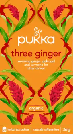 Albert Heijn Pukka Three ginger aanbieding