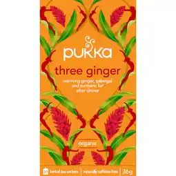 Albert Heijn Pukka Three ginger aanbieding