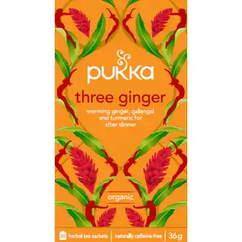 Albert Heijn Pukka Three ginger aanbieding