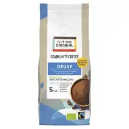 Albert Heijn Fairtrade Original Community coffee decaf snelfilter aanbieding