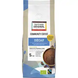 Albert Heijn Fairtrade Original Community coffee decaf snelfilter aanbieding