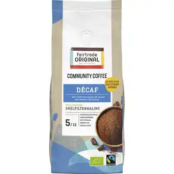 Albert Heijn Fairtrade Original Community coffee decaf snelfilter aanbieding