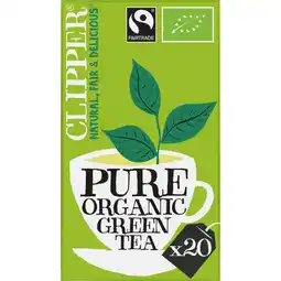 Albert Heijn Clipper Pure organic green tea aanbieding