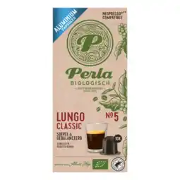 Albert Heijn Perla Biologisch Lungo classic capsules aanbieding