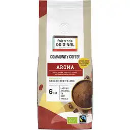 Albert Heijn Fairtrade Original Community coffee aroma snelfiltermaling aanbieding
