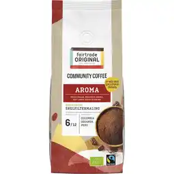 Albert Heijn Fairtrade Original Community coffee aroma snelfiltermaling aanbieding