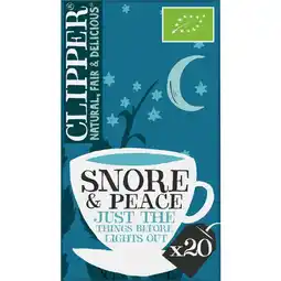 Albert Heijn Clipper Snore & peace organic infusion aanbieding