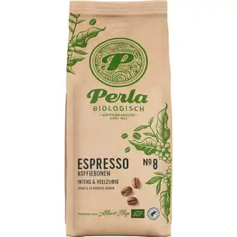 Albert Heijn Perla Biologisch Espresso koffiebonen aanbieding