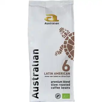 Albert Heijn Australian Organic Latin America koffiebonen aanbieding
