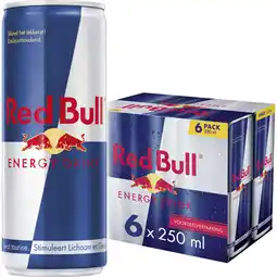 Albert Heijn Red Bull Energy drink 6-pack voordeelverpakking aanbieding