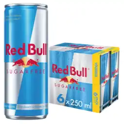 Albert Heijn Red Bull Energy drink suikervrij 6-pack voordeel aanbieding