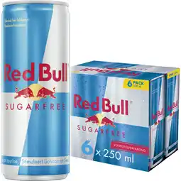 Albert Heijn Red Bull Energy drink suikervrij 6-pack voordeel aanbieding