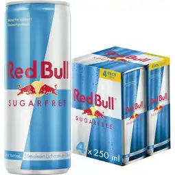 Albert Heijn Red Bull Energy drink suikervrij 4-pack aanbieding