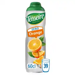 Albert Heijn Teisseire Zero sinaasappel siroop aanbieding