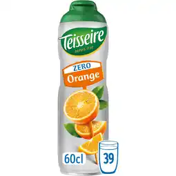 Albert Heijn Teisseire Zero sinaasappel siroop aanbieding