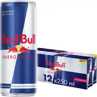 Albert Heijn Red Bull Energy drink 12-pack voordeelverpakking aanbieding