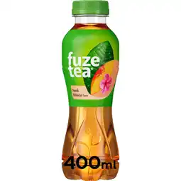 Albert Heijn Fuze Tea Black ice tea peach hibiscus aanbieding