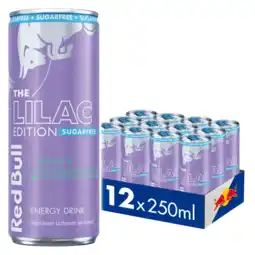 Albert Heijn Red Bull Lilac edition sugarfree 12-pack aanbieding