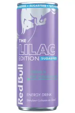 Albert Heijn Red Bull Lilac edition sugarfree aanbieding