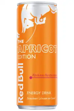 Albert Heijn Red Bull Energy drink abrikoos-aardbei aanbieding